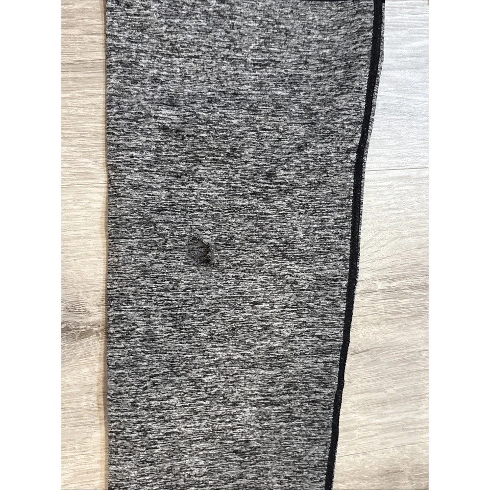 Gymshark Women's S‎ Seamless Two Tone Leggings Black & Gray High Waisted